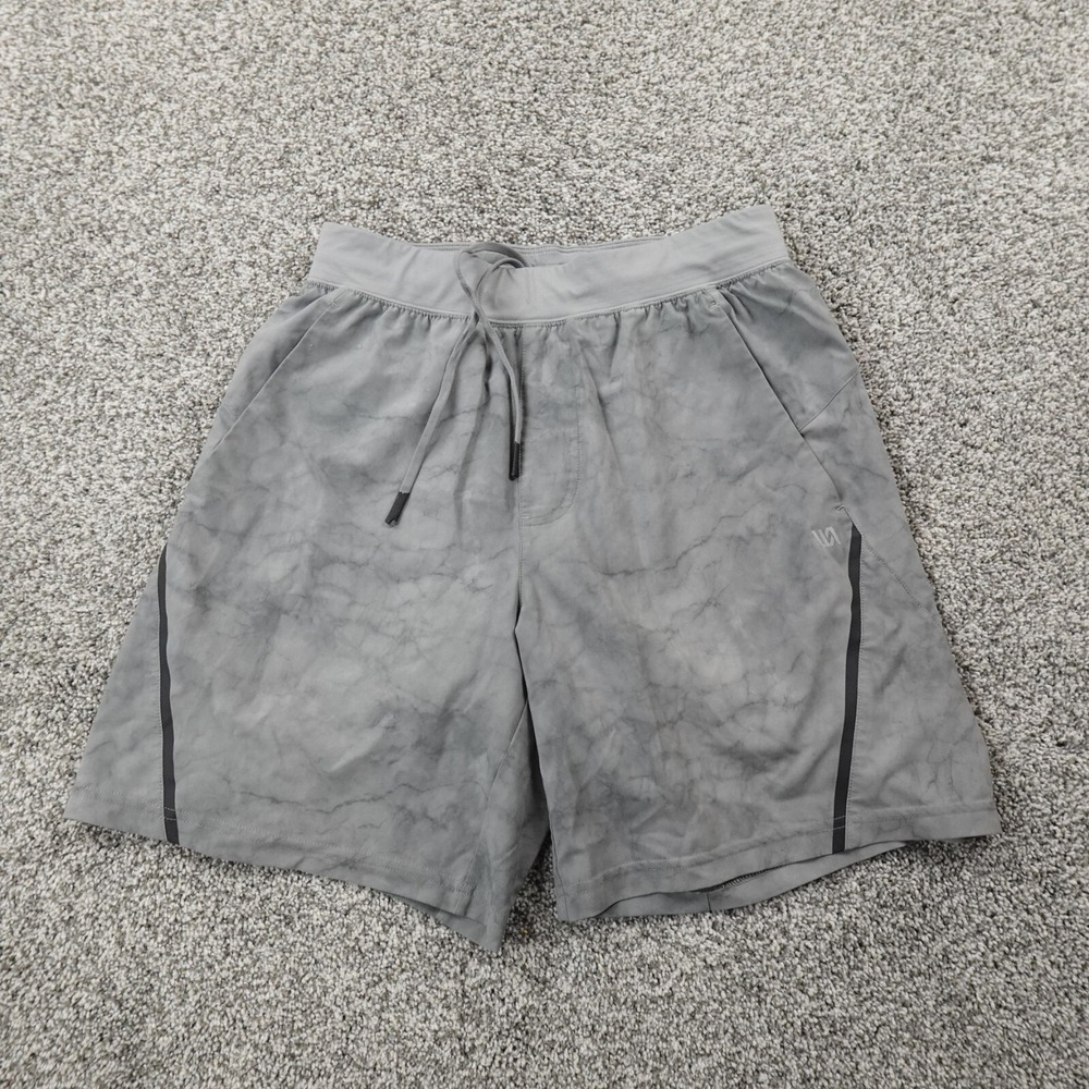 VRST Shorts Mens S Gray Drawstring Performance Lined Athletic Gym Running Train